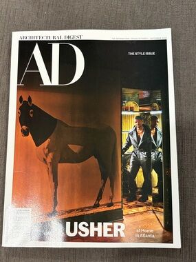 Architectural Digest Magazine - September 2026 - Usher - NEVER READ!  home decor